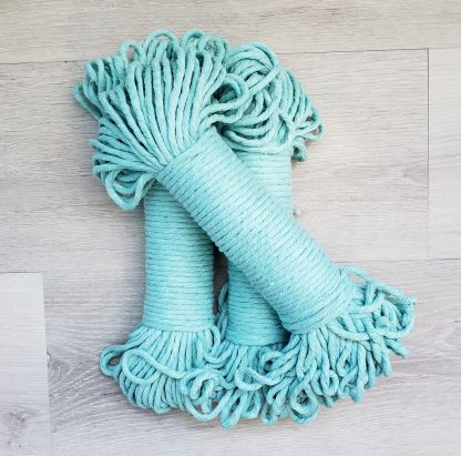Mint recycled cotton rope