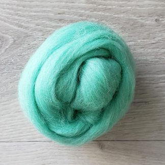 Aqua wool roving
