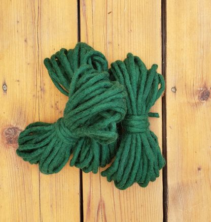 Emerald Green wool rope