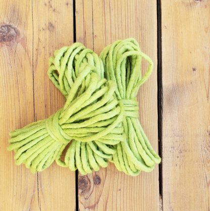 Green apple wool rope