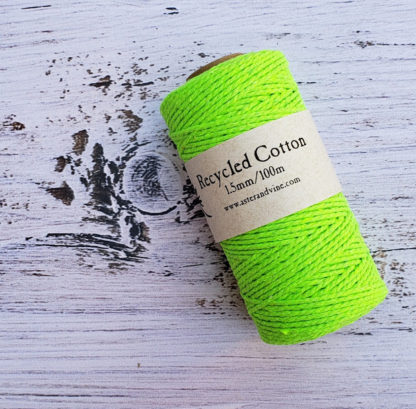 bright green 1.5mm rope