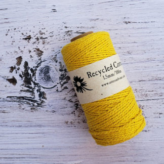 yellow 1.5mm cotton rope
