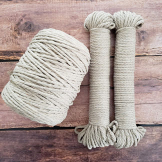 latte colour rope for macrame and crafts