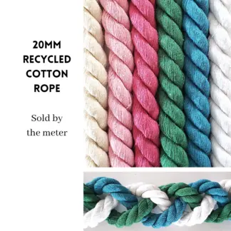 20mm Recycled Cotton Rope
