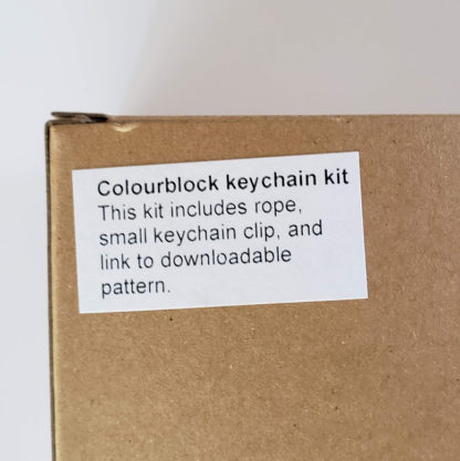 colourblock keychain kit