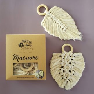 macrame feather diy craft kit