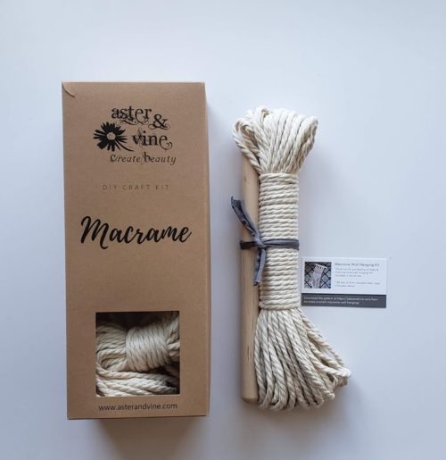 Small Macrame Wall Hanging Kit • Aster & Vine